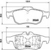 BREMBO P 68 057 Brake Pad Set, disc brake
